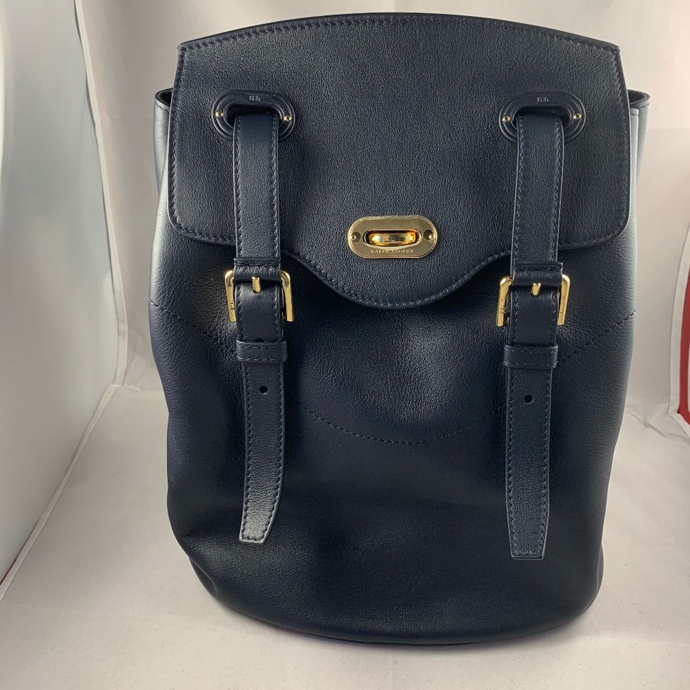 **SOLD**Ralph Lauren Purple Label Leather Backpack